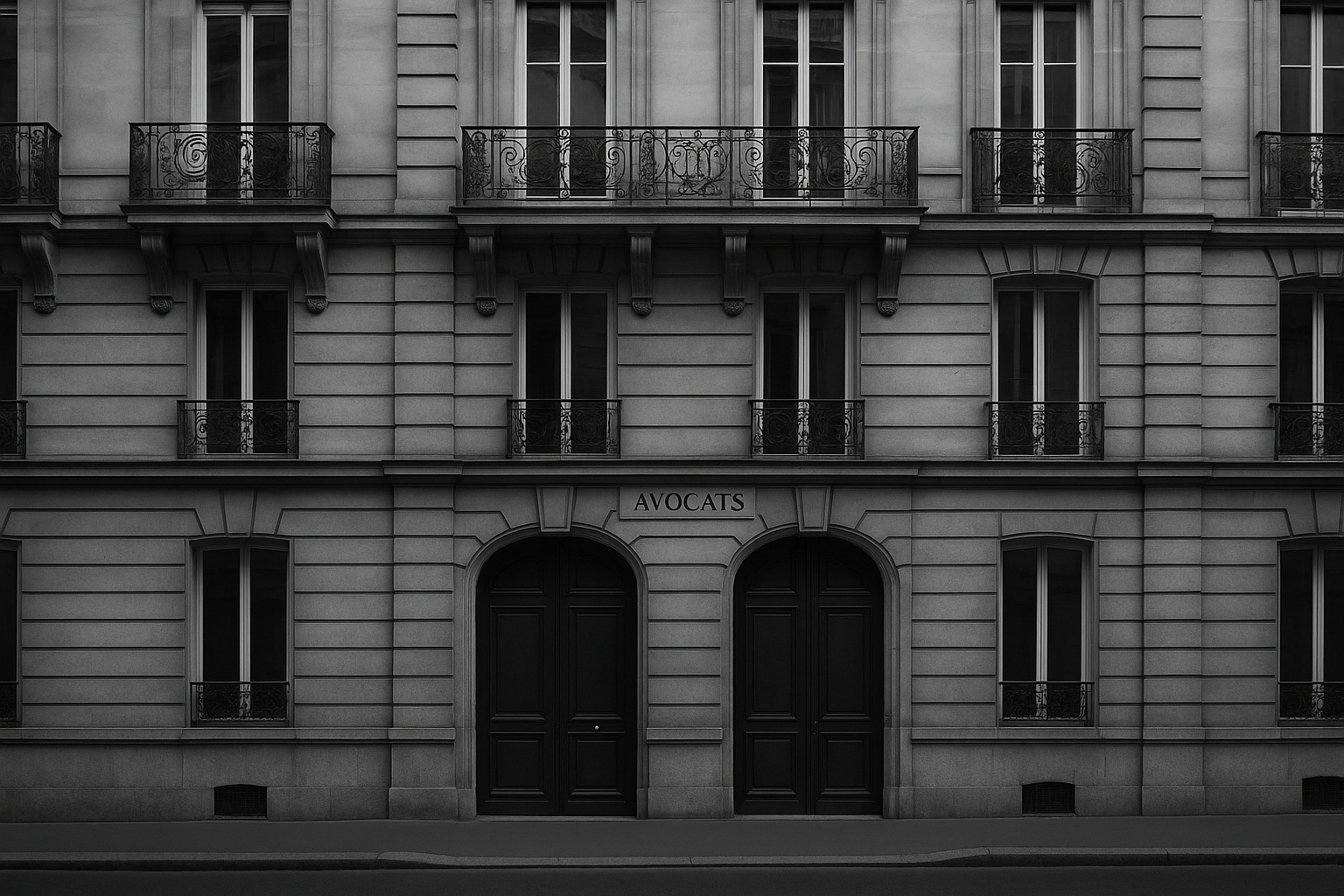 Façade grise d'un immeuble parisien haussmannien abritant le siège d'une société mise en cause pénalement