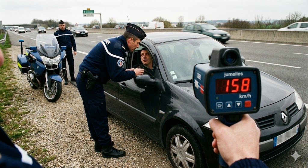 Conducteur flashé à plus de 50 km/h au-dessus : quelles conséquences et statistiques