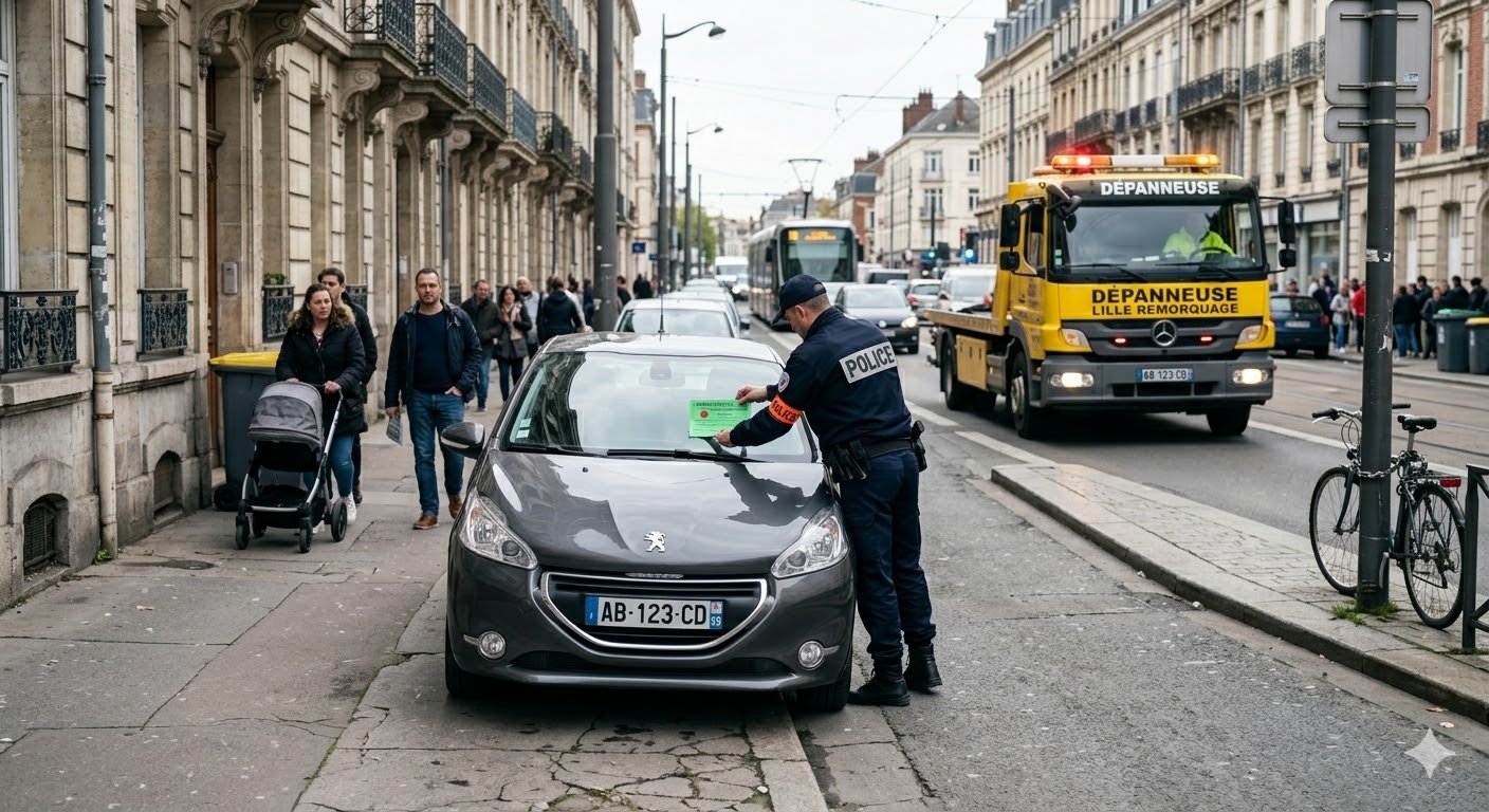 Stationnement très gênant : amende, fourrière et recours
