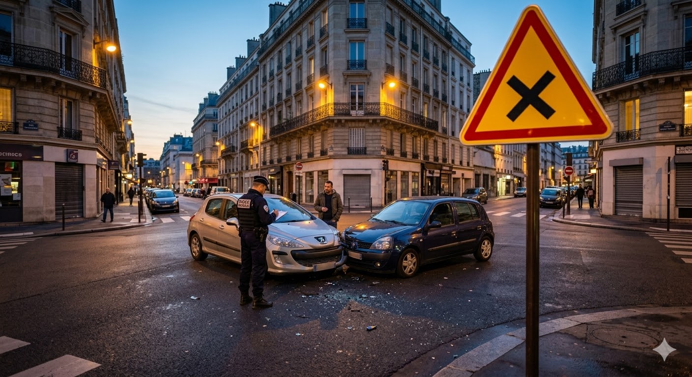 Refus de priorité à droite : quelles sanctions pénales ?
