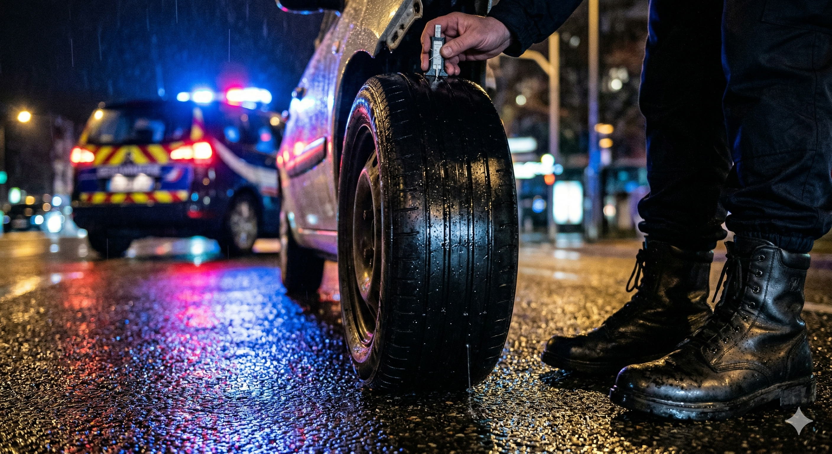 État du véhicule : amende pneu lisse et sécurité routière