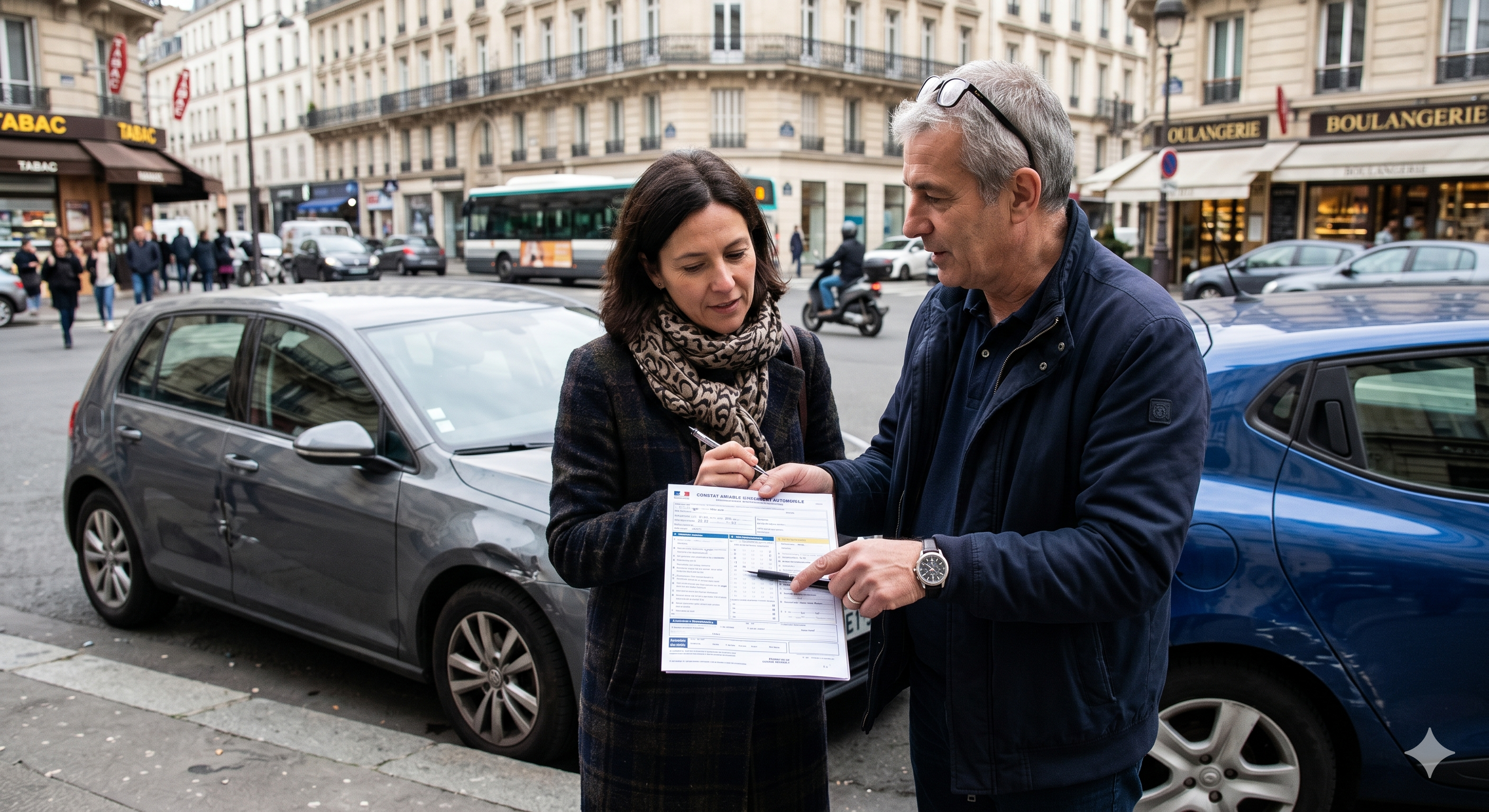 Accident matériel : les obligations et le risque du délit de fuite